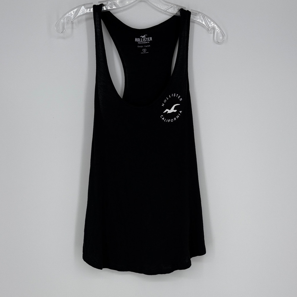 Hollister Women's Classic Black Racerback Tank Top size small